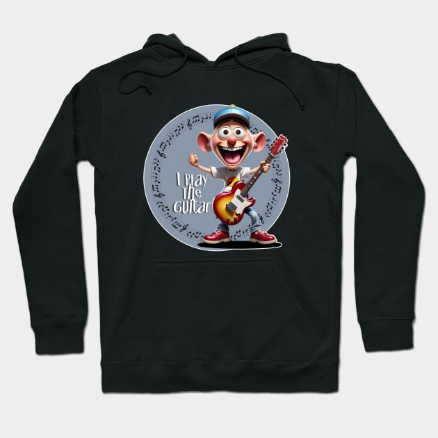 I Play the Guitar Hoodie by Wilcox PhotoArt